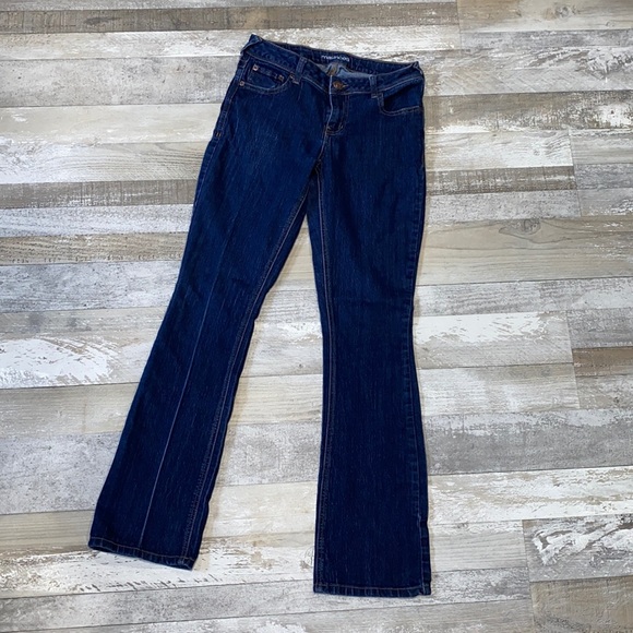 Women's Maurice's Boot Cut Factory Distressed Jeans - Size 6L - Picture 2 of 10